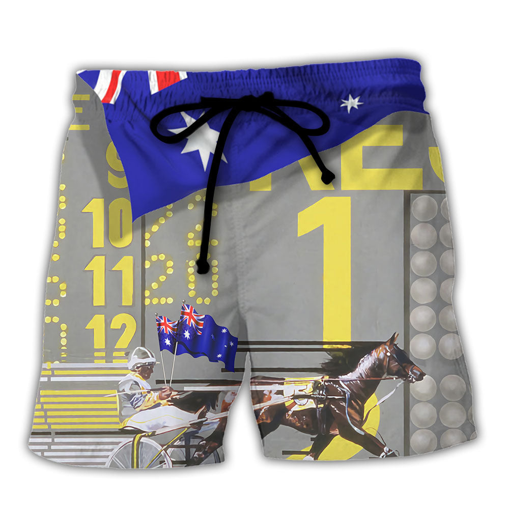 Harness Racing Road Horse Australia Vibe - Beach Short Reefox - Owls Matrix LTD