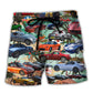 Car Summer Tropical Island Lover - Beach Short Reefox - Owls Matrix LTD