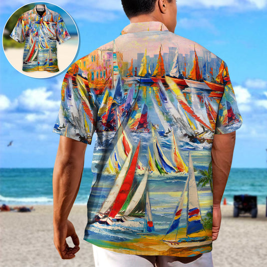 Sailing Every Time I Slip Into The Ocean, It’s Like Going Home - Hawaiian Shirt