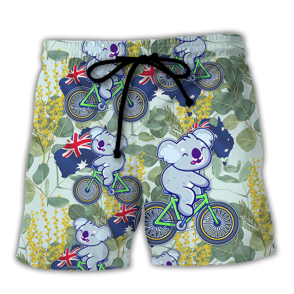 Koala Australia Ride Cycling Art Vibe - Beach Short Reefox - Owls Matrix LTD