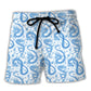 DnD Blue Dragon And White - Beach Short