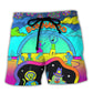 Music Event Bonnaroo Music Festival Lover Colorful Style - Beach Short Reefox - Owls Matrix LTD
