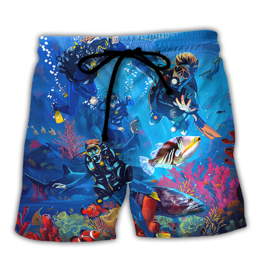 Scuba Diving Saved Me From Being A Pornstar Now I'm Just A Diver Lover Diving - Beach Short Reefox