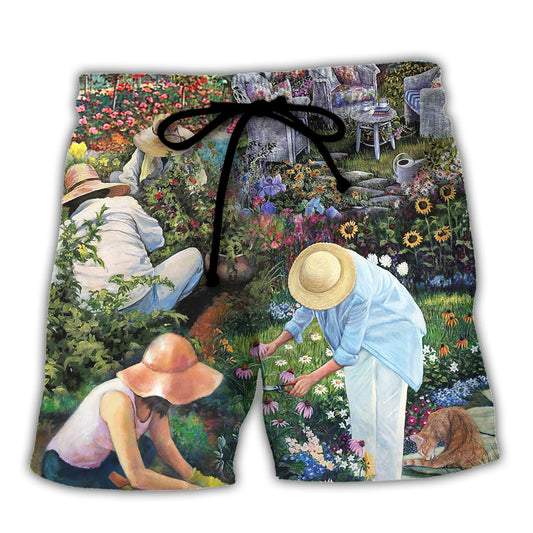 Gardening To Plant A Garden Is To Believe In Tomorrow - Beach Short Reefox