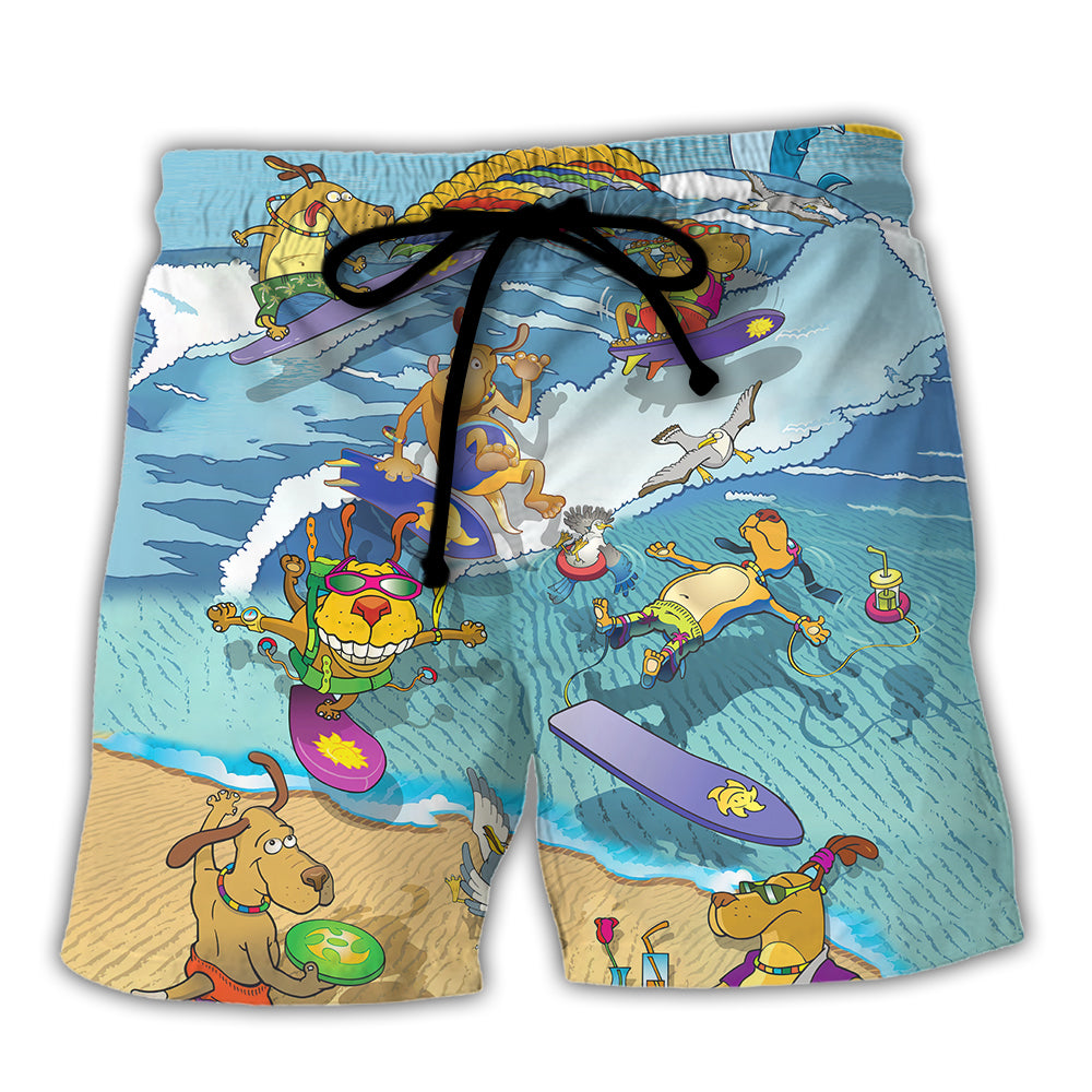 Beach Don't Take Your Dog Named 'Shark' To The Beach - Beach Short
