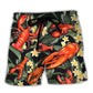 Lobster Funny Advice From A Lobster Tropical Vibe Amazing Style - Beach Short Reefox