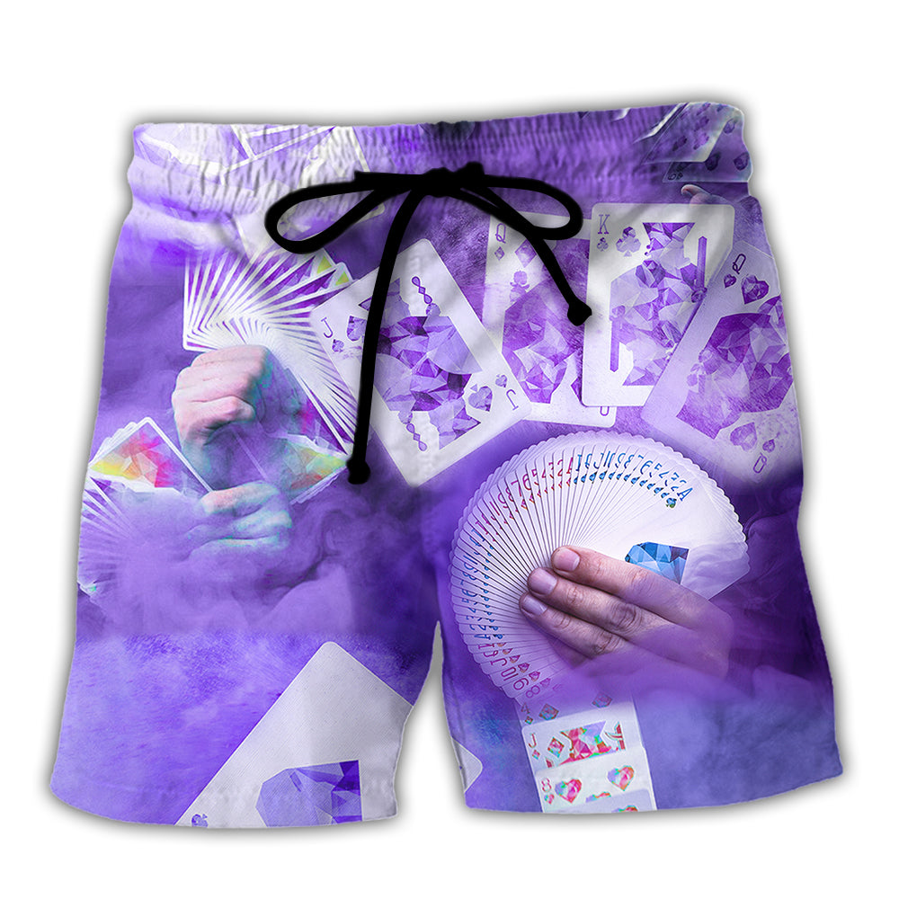 Gambling Purple Style - Beach Short Reefox - Owls Matrix LTD