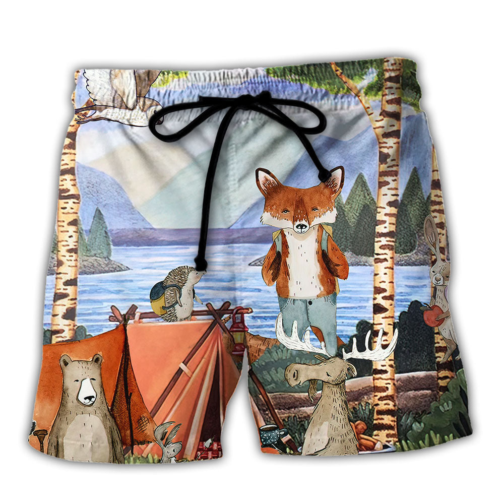 Camping I Want To Camp So Long I Forget All My Password - Beach Short Reefox