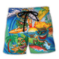 Surfing Funny Funny Tiki Show Me Your Tikis Surfing Lovers - Beach Short Reefox