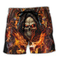 Skull When I Was Born The Devil Said Oh...Sh!t! Competition - Beach Short Reefox