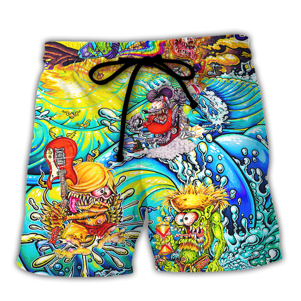 Beach Bum 4 Life Crazy Life - Beach Short