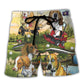 Golf Funny Dog Golf Cart This Is How I Roll Golf Lover - Beach Short Reefox