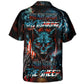 Skull Wolf Your First Mistake Was Thinking I Was One Of The Sheep - Hawaiian Shirt