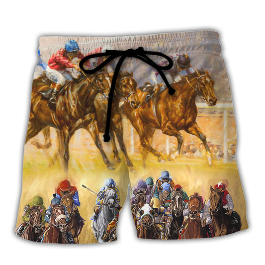 Horse Riding Don't Be Jealous Just Because You Can't Ride A Horse Like Me - Beach Short Reefox