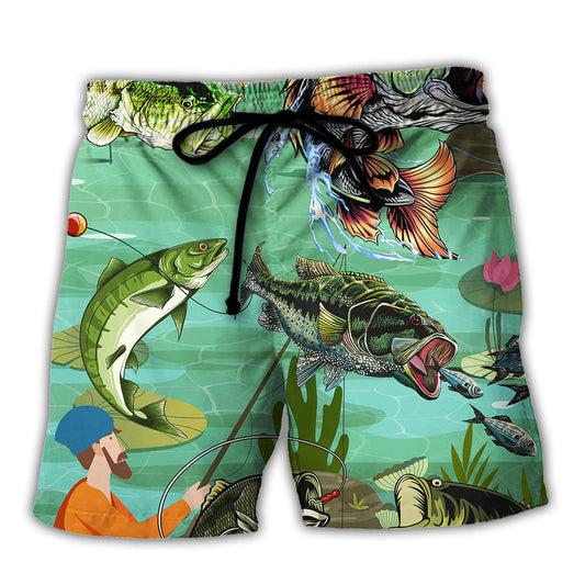 Fishing I'm Not Anti-Social I'd Just Rather Be Fishing Than Talking To You - Beach Short Reefox