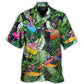 Kayaking Funny Flamingo Playing Kayaking Just Add Water Tropical Kayaking Lover - Hawaiian Shirt