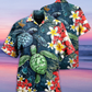 Turtle Love Flowers - Hawaiian Shirt - Reefox