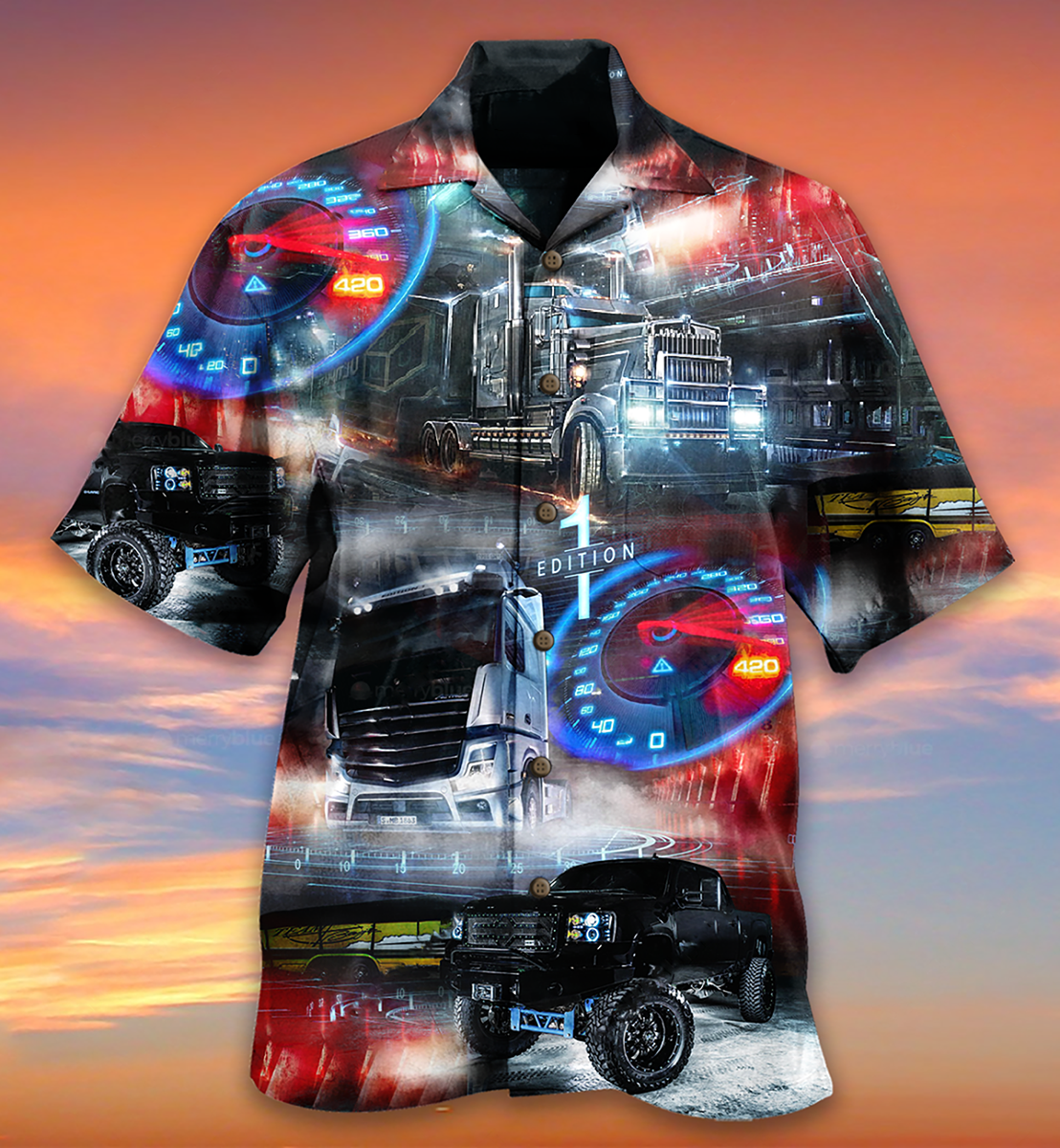 Car Love Life Night Style - Hawaiian Shirt - Reefox