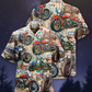 Motorcycle Is My Life Vintage Cool - Hawaiian Shirt - Reefox