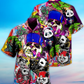 Panda Love Animals - Hawaiian Shirt - Reefox