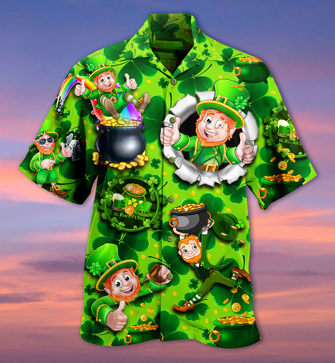 Irish Lover - Hawaiian Shirt - ReefoxHawaiian Shirt / Adults / S Irish Lover - Hawaiian Shirt - Reefox
