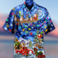 Dachshund Love Xmas Night - Hawaiian Shirt - Reefox