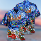 Dachshund Love Xmas Night - Hawaiian Shirt - Reefox