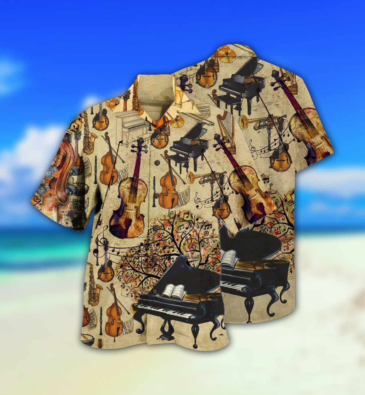 Music All My Life Love It - Hawaiian Shirt - Reefox