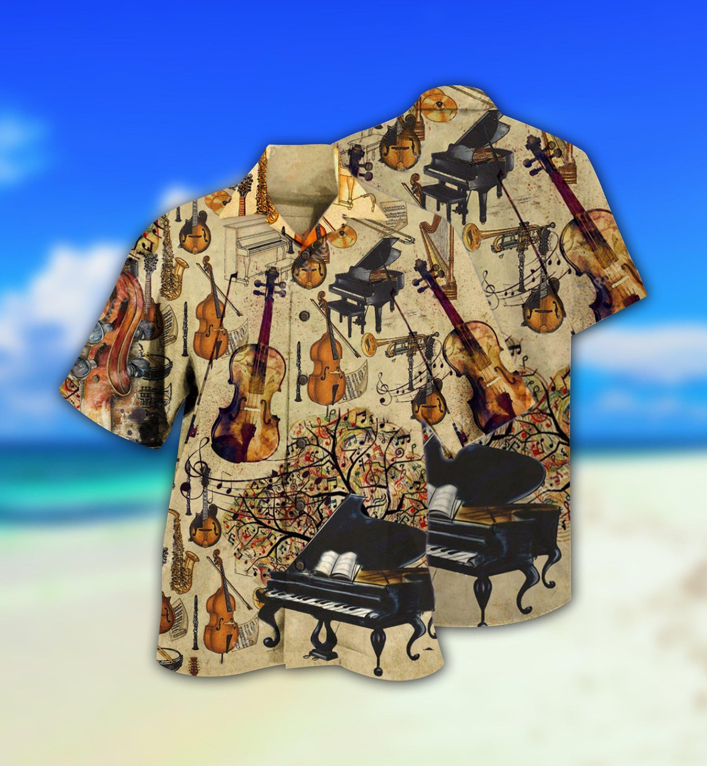 Music All My Life Love It - Hawaiian Shirt - Reefox