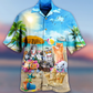 Cat Happy Love Beach Sunshine - Hawaiian Shirt - Reefox