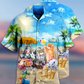Cat Happy Love Beach Sunshine - Hawaiian Shirt - Reefox