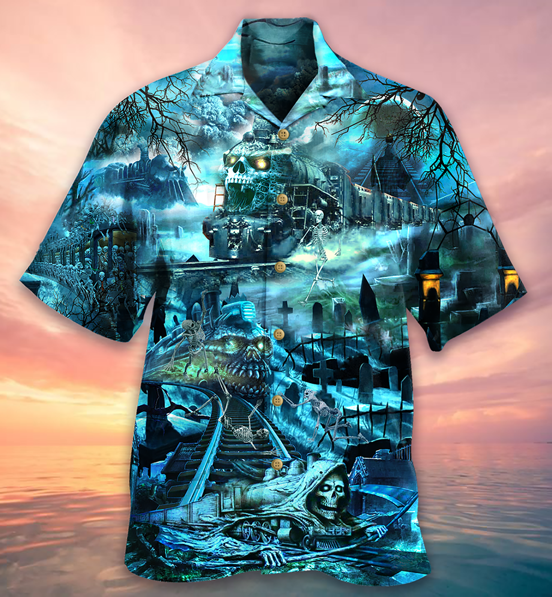 Train Ghost Honor - Hawaiian Shirt - Reefox