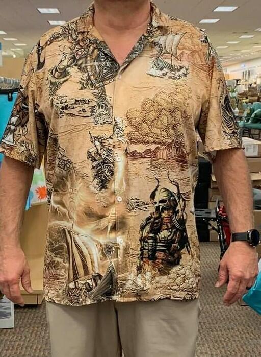Viking Map War - Hawaiian Shirt - Reefox