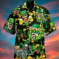 Irish Skull Love Beer - Hawaiian Shirt - Reefox