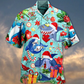 Shark Love Christmas - Hawaiian Shirt - Reefox
