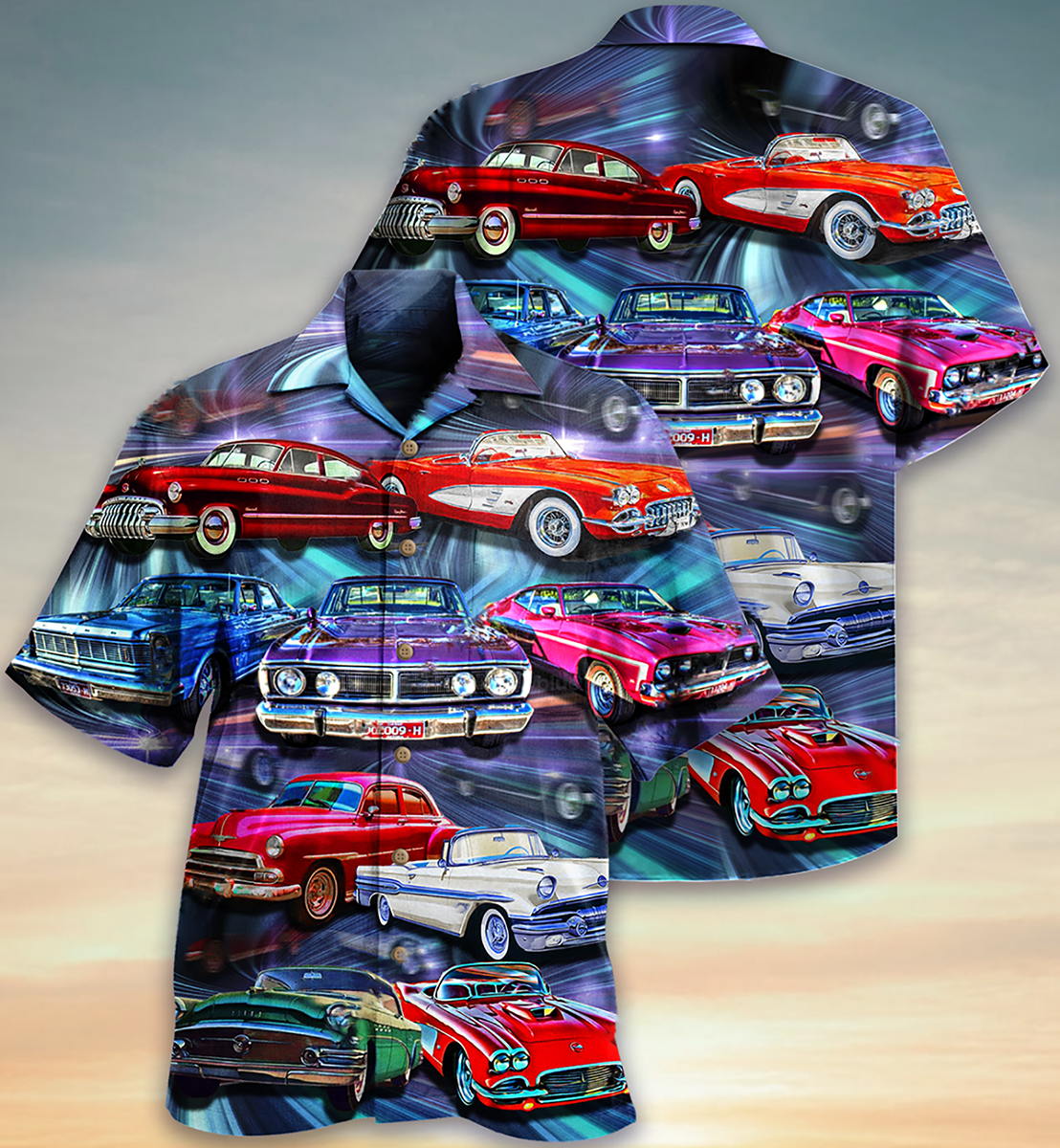 Car Color Mix Style - Hawaiian Shirt - Reefox
