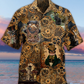 Cat Love Machine Vintage - Hawaiian Shirt - Reefox