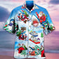 Shark Santa Love Xmas - Hawaiian Shirt - Reefox
