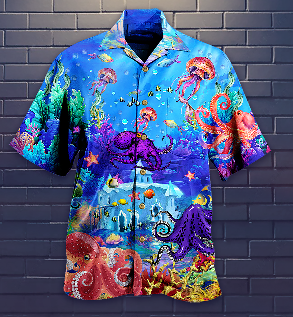 Octopus Love Ocean Forever - Hawaiian Shirt - Reefox