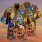 Owl Full Color Love Cool - Hawaiian Shirt - Reefox