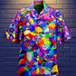 Cat Colorful Rainbow - Hawaiian Shirt - Reefox
