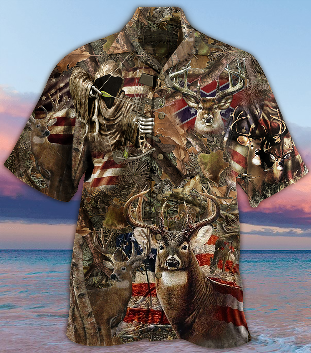 Hunting Deer America Wild - Hawaiian Shirt - Reefox