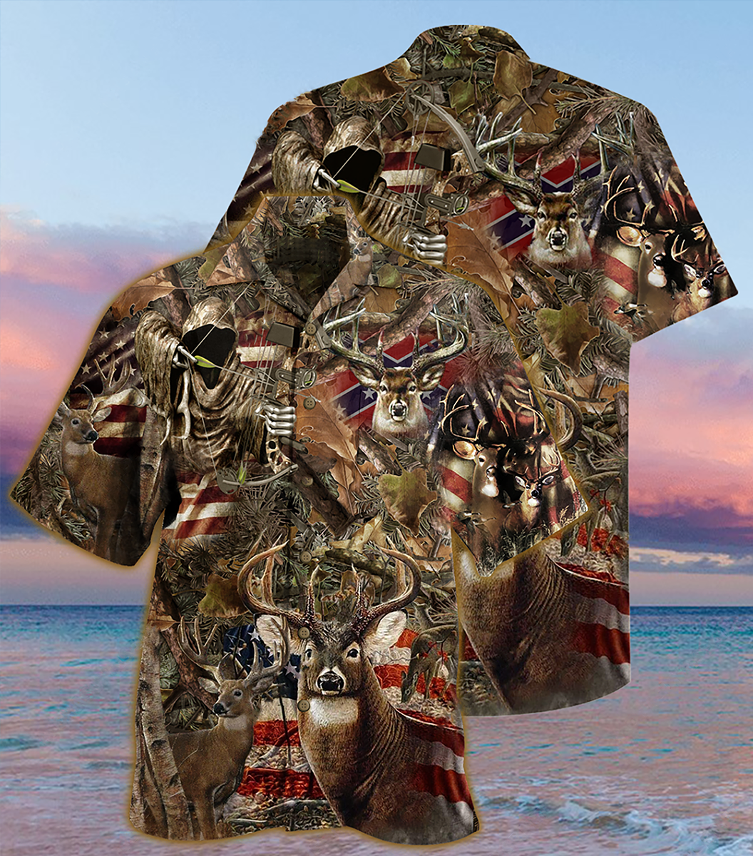 Hunting Deer America Wild - Hawaiian Shirt - Reefox