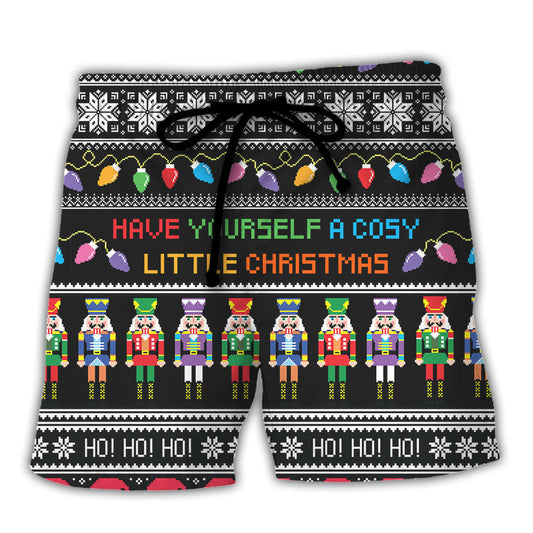 Beach Short / Adults / S Christmas Have Yourself A Cosy Little Christmas - Beach Short Reefox - Owls Matrix LTD