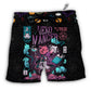 Beach Short / Adults / S Cat Halloween Neko Mancer - Beach Short Reefox - Owls Matrix LTD