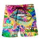 Beach Short / Adults / S Hippie If My Mouth Doesn't Say It - Beach Short Reefox - Owls Matrix LTD