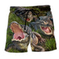 Beach Short / Adults / S Crocodile The Crocodile Cannot Turn Its Head - Beach Short Reefox - Owls Matrix LTD