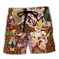 Beach Short / Adults / S Drag Queen Born To Be Queen - Beach Short Reefox - Owls Matrix LTD