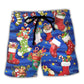 Beach Short / Adults / S Socks Christmas Tree Merry Xmas Seasons Of Joy - Beach Short Reefox - Owls Matrix LTD