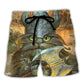 Beach Short / Adults / S Viking Cat Hagar The Hairy Came To Purr And Pillage - Beach Short Reefox - Owls Matrix LTD